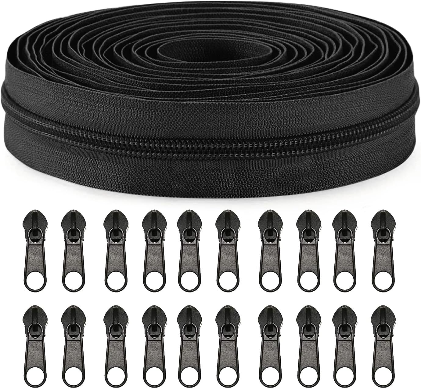 Home Textiles Images - Nylon Coil Zippers by The Yard