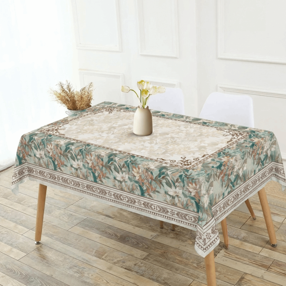 Home Textiles Today News - Vintage Style French Tablecloth Waterproof Washable