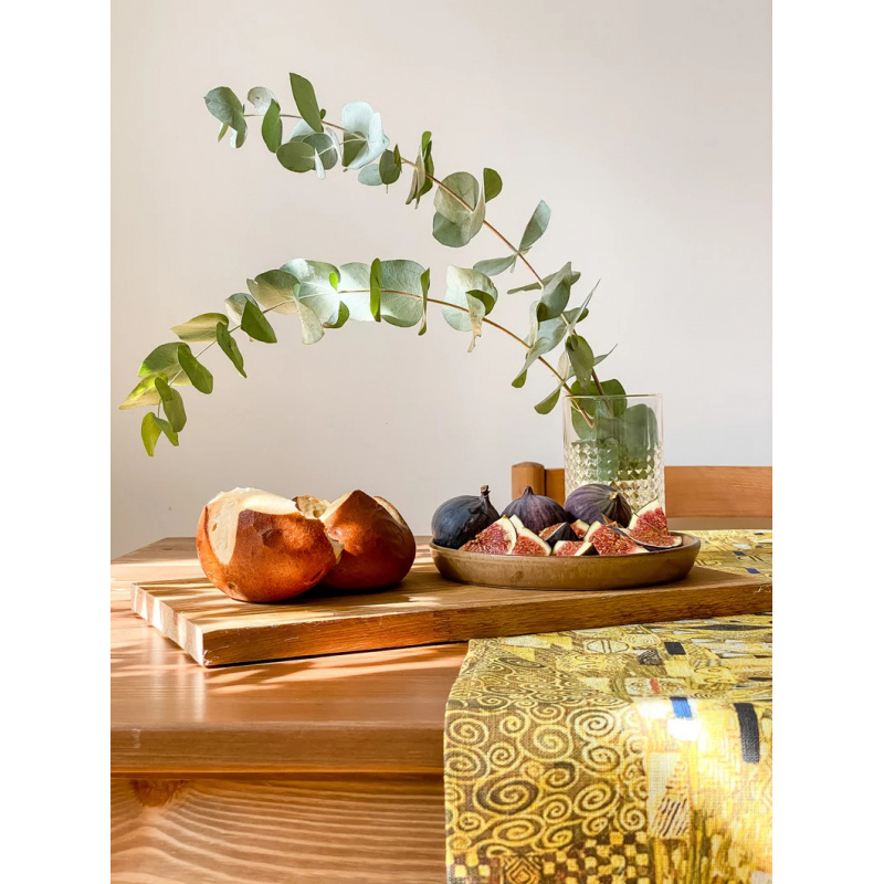 Home Textiles Today News - VIKAMA Gustav Klimt Art Table Runner