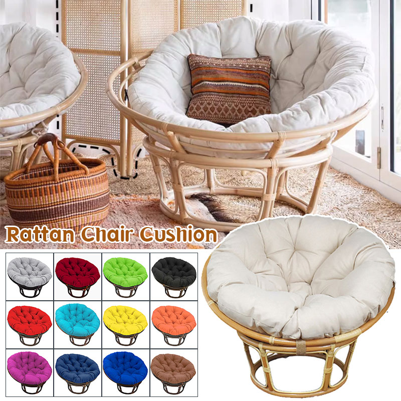 Floor Cushion Pouf - Swing Hanging Basket Seat Round Filling