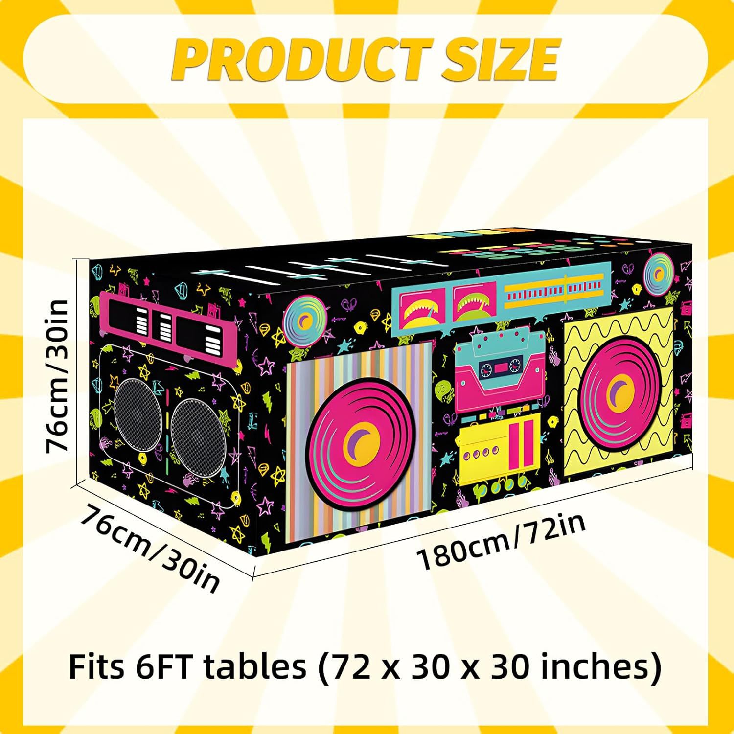 Home Textiles News - Retro Radio Stereo Speaker Print Washable