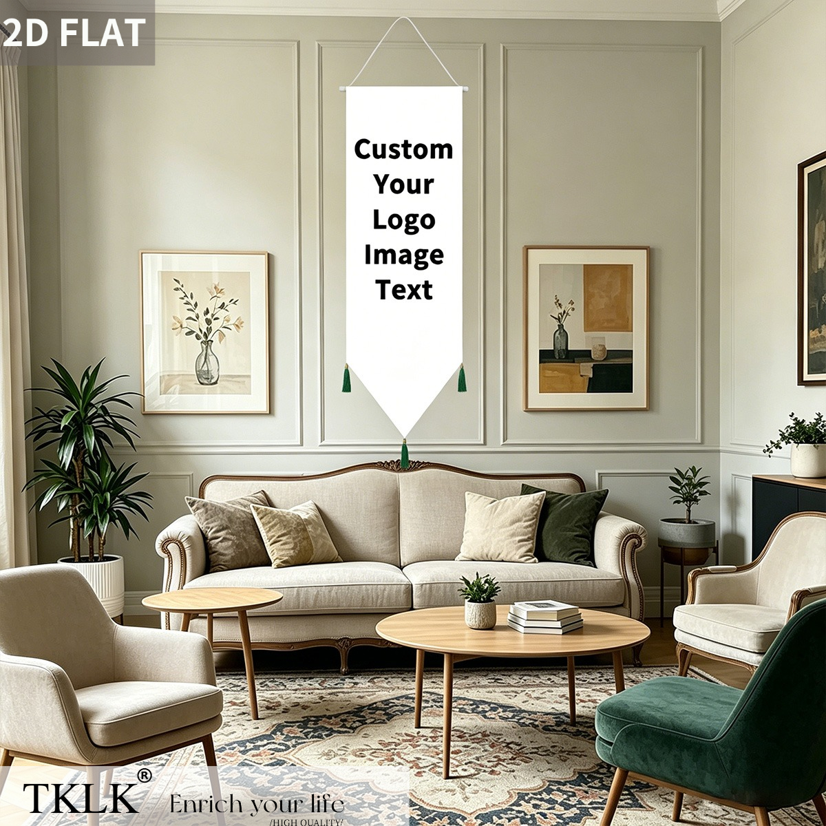 2D FLAT 1pc Custom Durable Pol - Home Textiles Images 리뷰 및 가격
