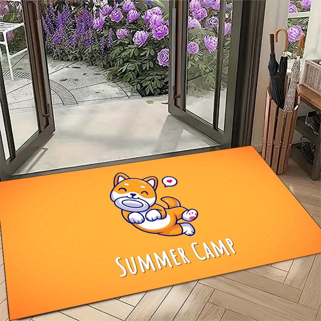 Floor mat with cute cartoon im - Home Textiles Images 리뷰 및 가격