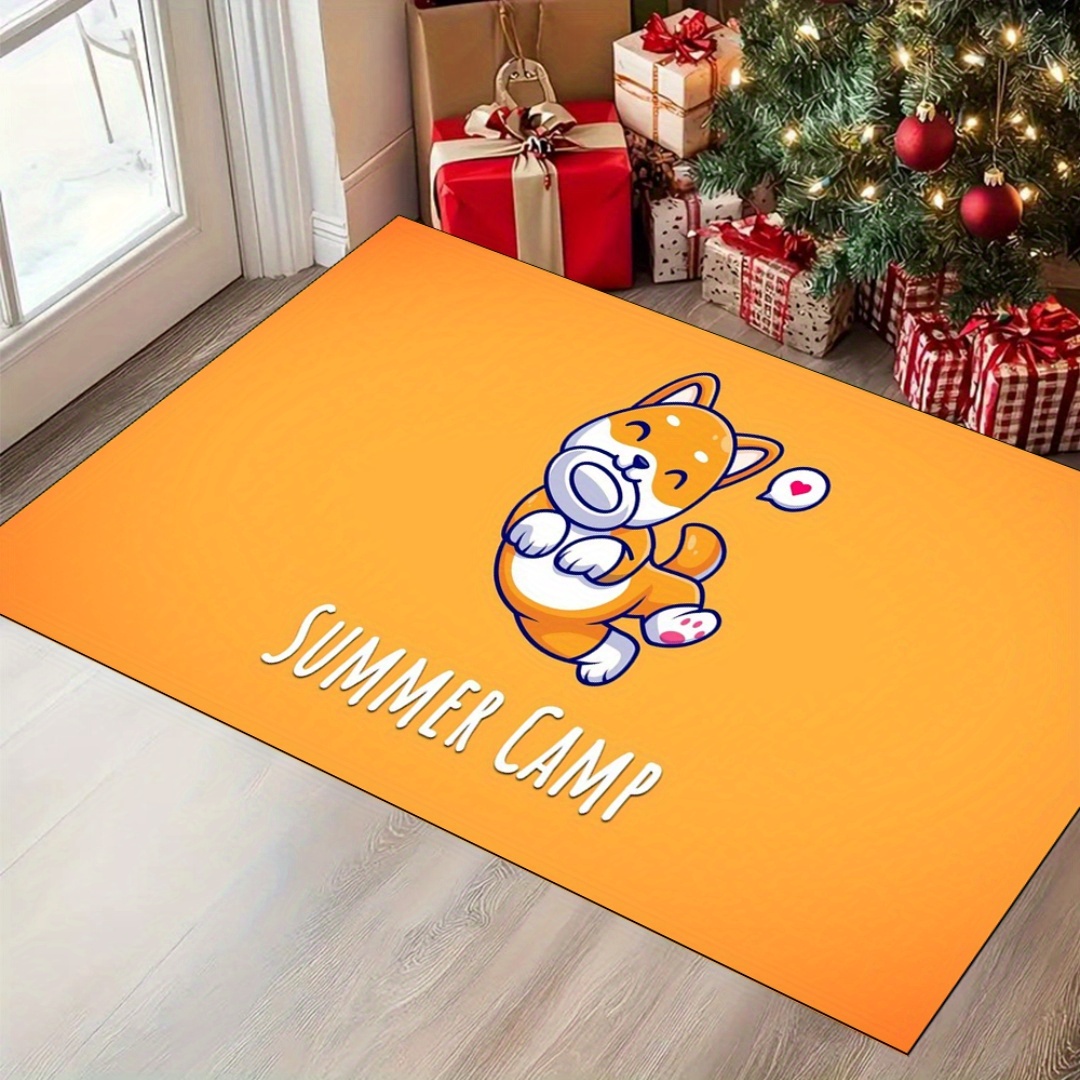 Floor mat with cute cartoon im - Home Textiles Images 리뷰 및 가격