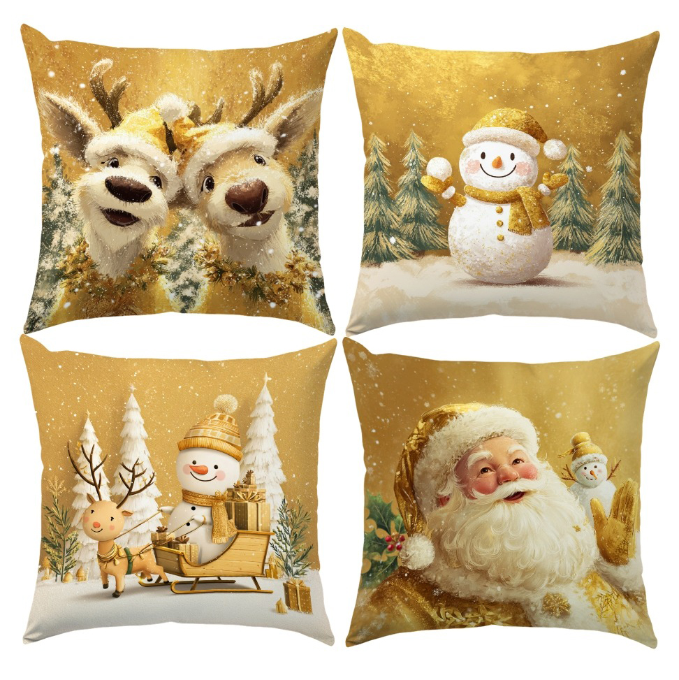 Festive Christmas Pillowcases: - Home Textiles News 리뷰 및 가격