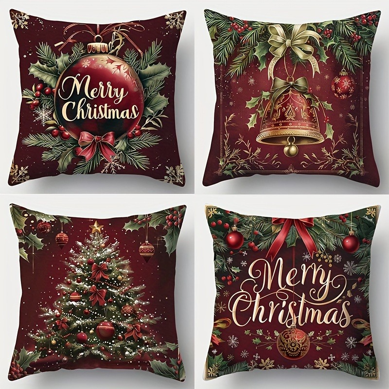 Festive Christmas Pillowcases: - Home Textiles News 리뷰 및 가격