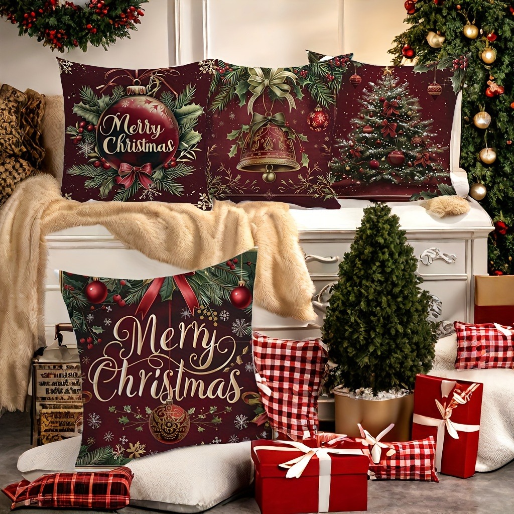 Festive Christmas Pillowcases: - Home Textiles News 리뷰 및 가격