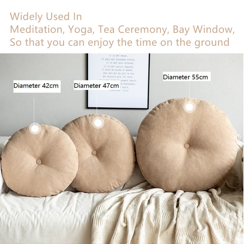 Soft Round Big Floor Cushion M - Floor Cushion Pouf 리뷰 및 가격