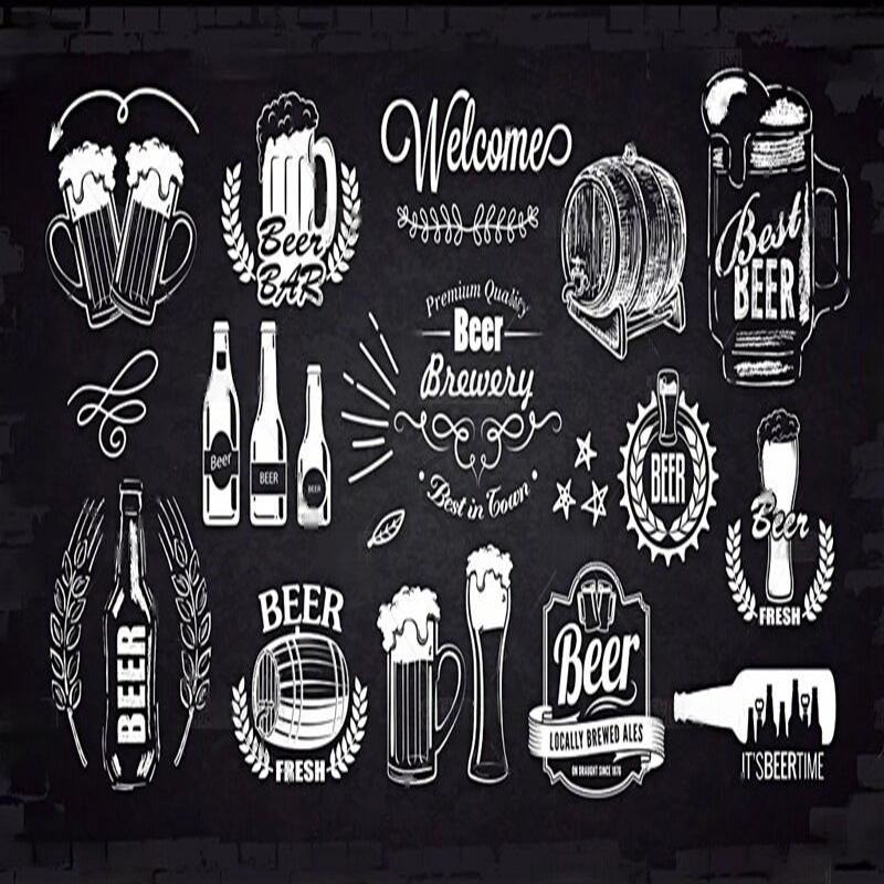 Simple hand-painted beer perso - Home Textiles Images 리뷰 및 가격