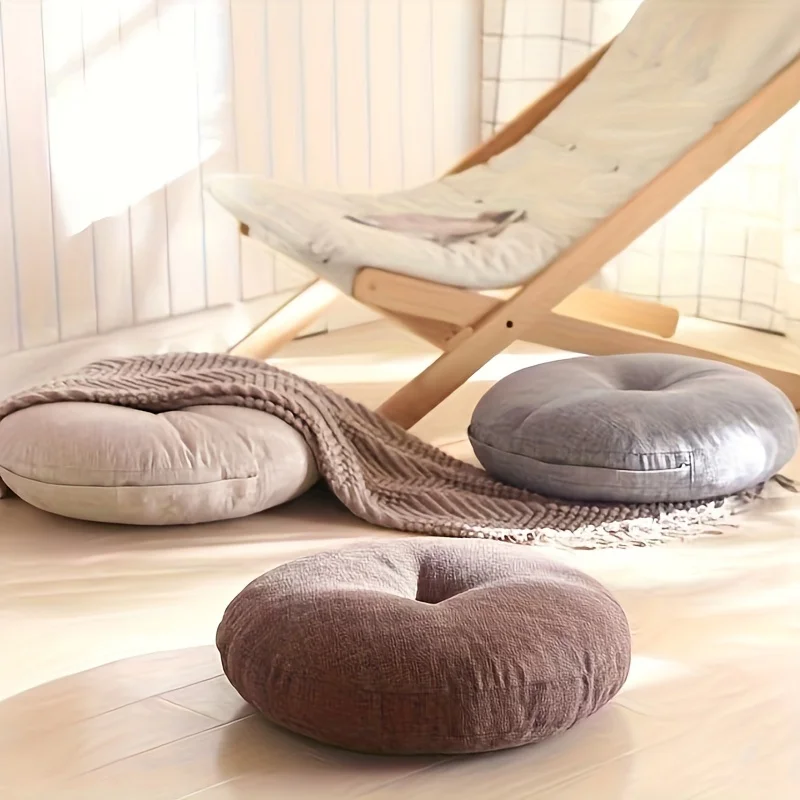 Thick Round Cushion,Soft & Com - Floor Cushion Pouf 리뷰 및 가격