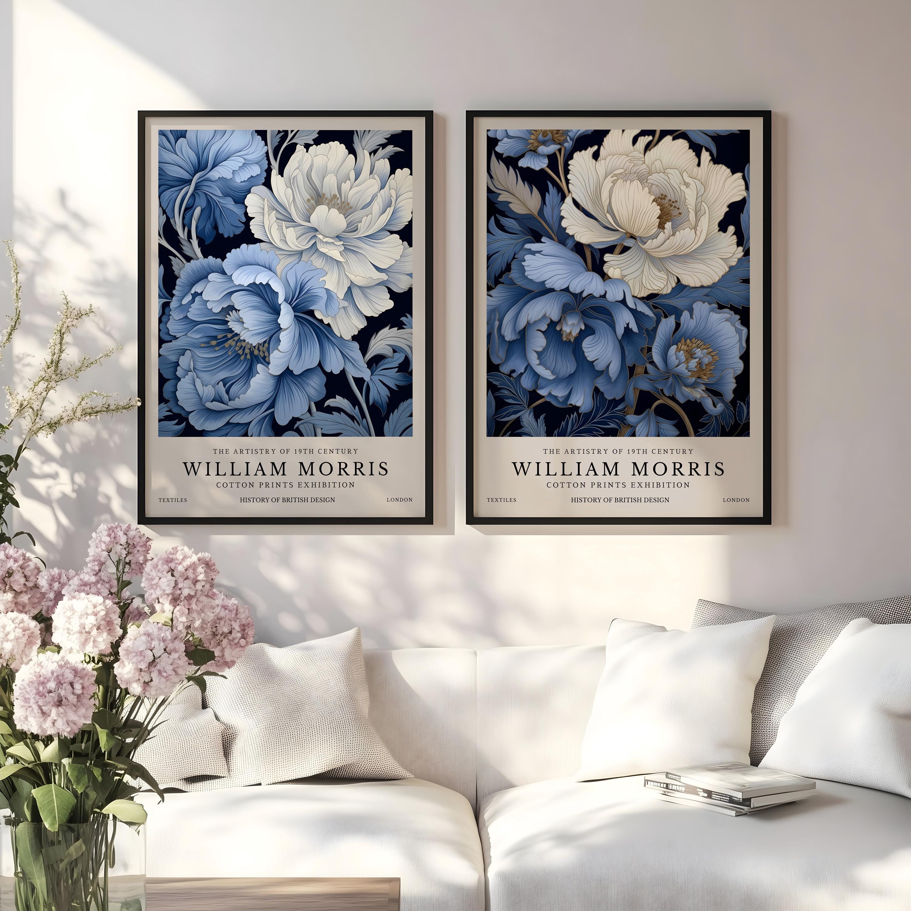 William Morris Blue Floral Pri - Home Textiles And Room Spray 리뷰 및 가격