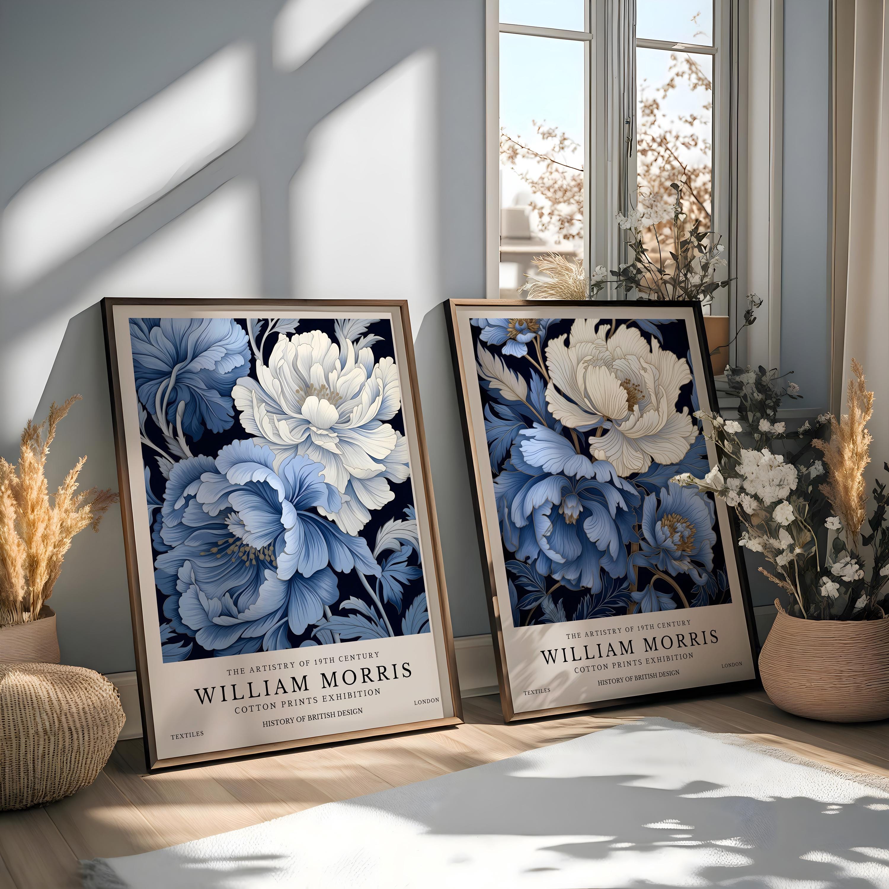 William Morris Blue Floral Pri - Home Textiles And Room Spray 리뷰 및 가격