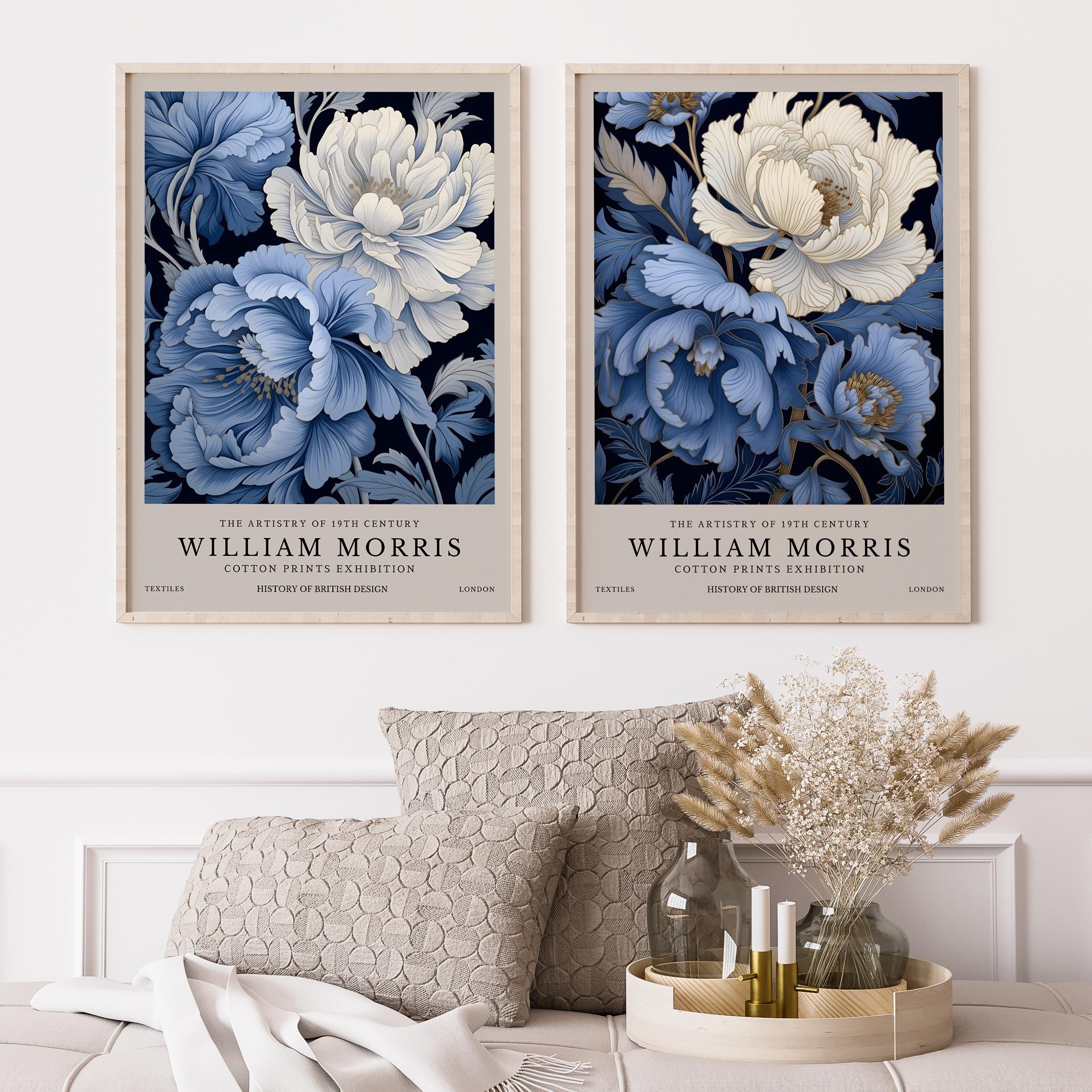 William Morris Blue Floral Pri - Home Textiles And Room Spray 리뷰 및 가격