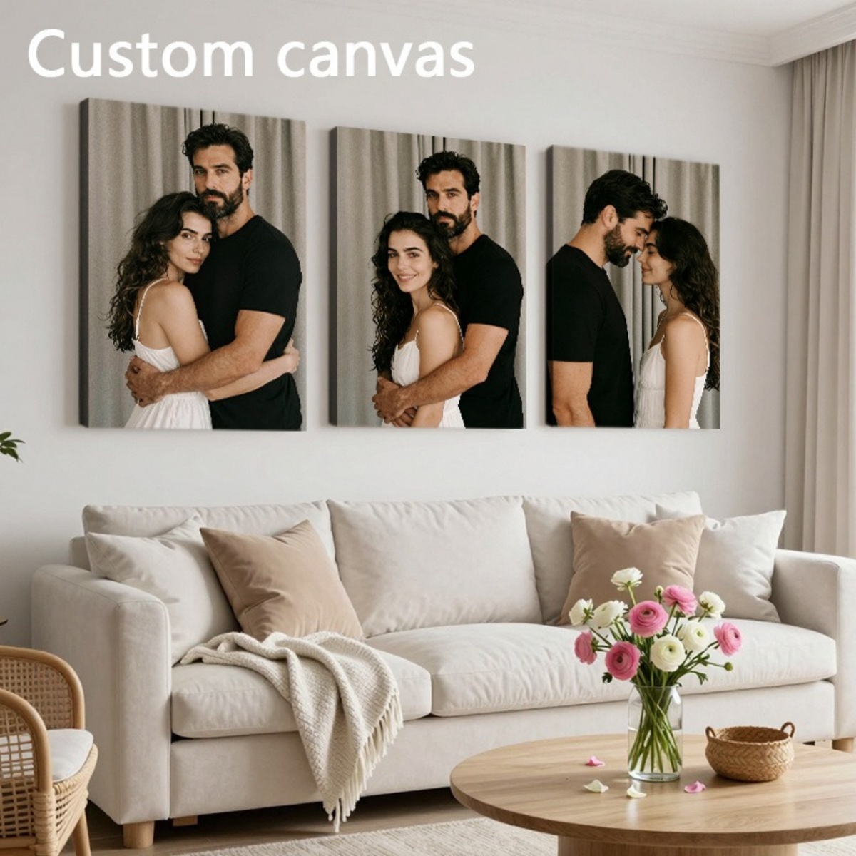 Set of 3 Custom Photo Decor Pi - Home Of Textiles 리뷰 및 가격