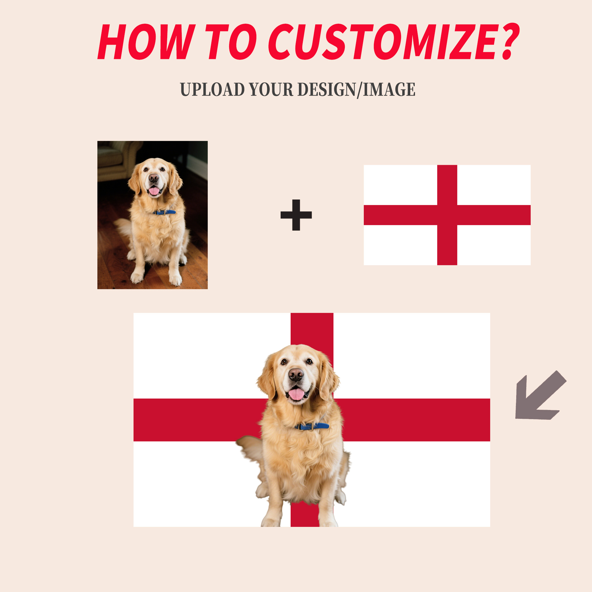 1pc 2D FLAT Personalize Englan - Home Of Textiles 리뷰 및 가격