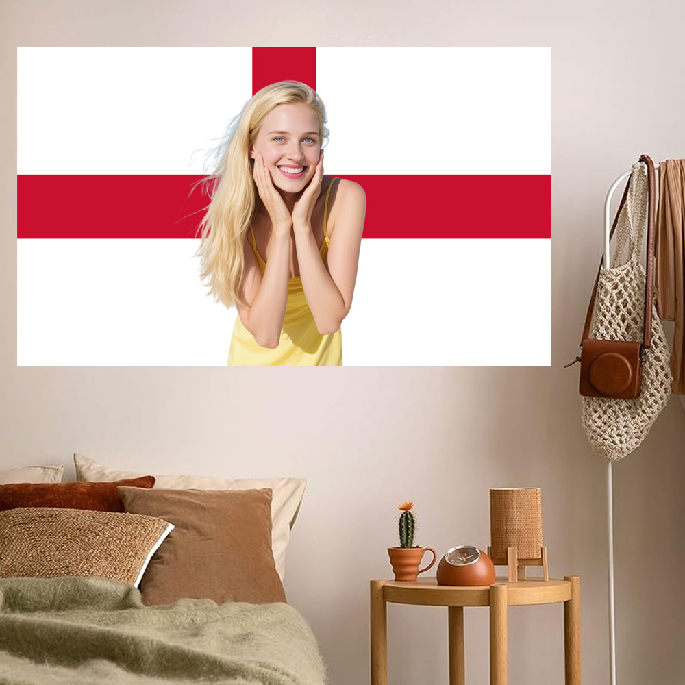 1pc 2D FLAT Personalize Englan - Home Of Textiles 리뷰 및 가격
