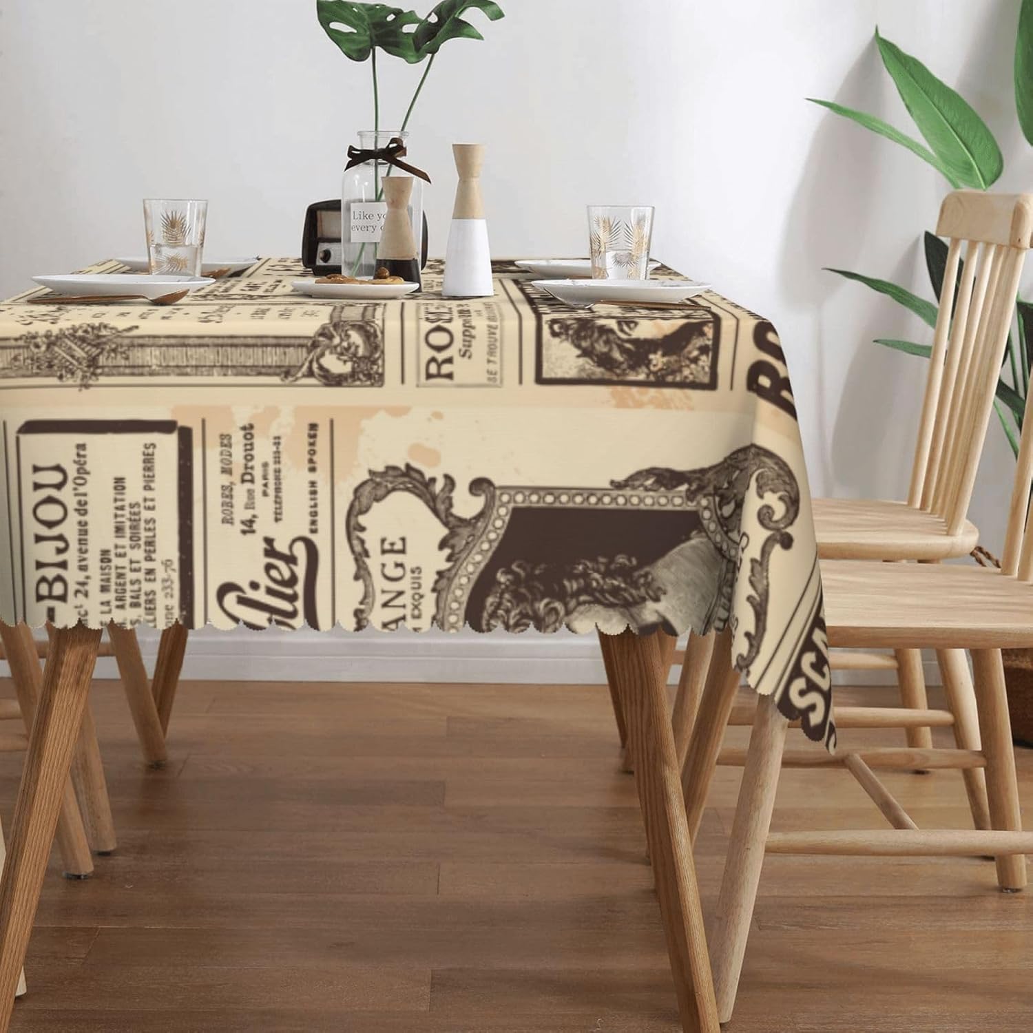 Vintage Paris France Newspaper - Home Textiles News 리뷰 및 가격