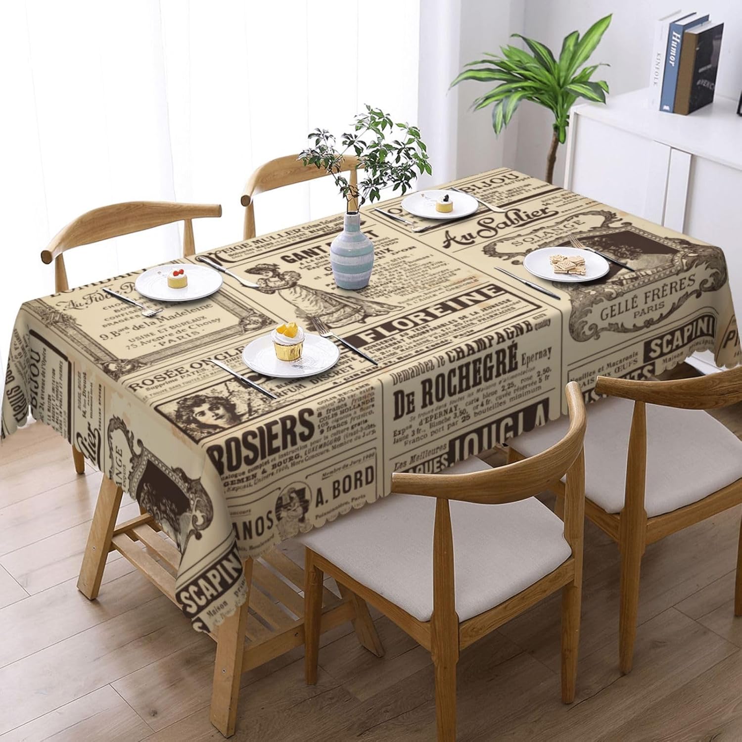 Vintage Paris France Newspaper - Home Textiles News 리뷰 및 가격