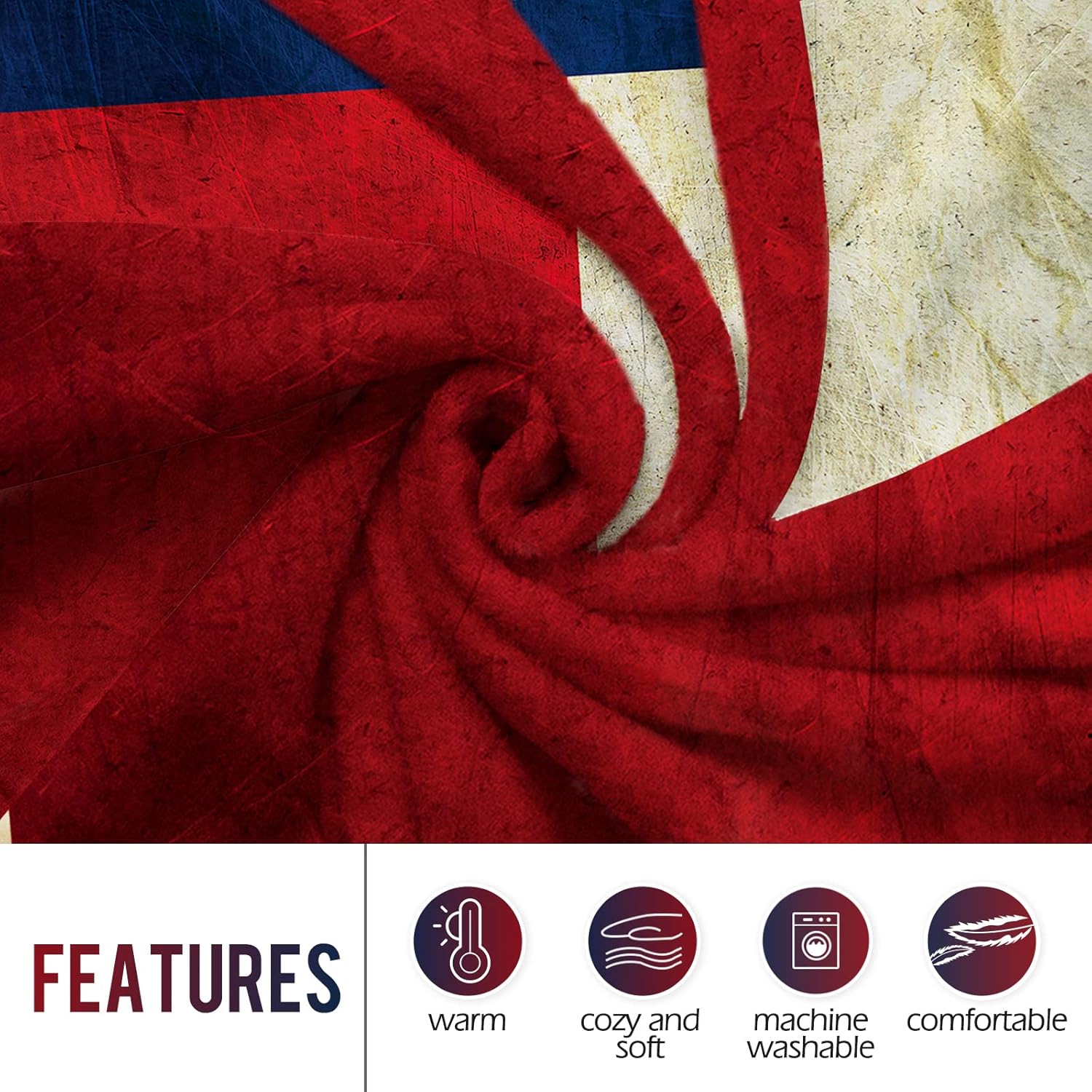 Levens Texas Flag Throw Blanke - Home Of Textiles 리뷰 및 가격
