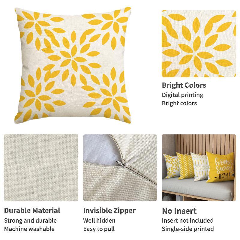 Geometric Pattern Pillow Case  - Home Of Textiles 리뷰 및 가격