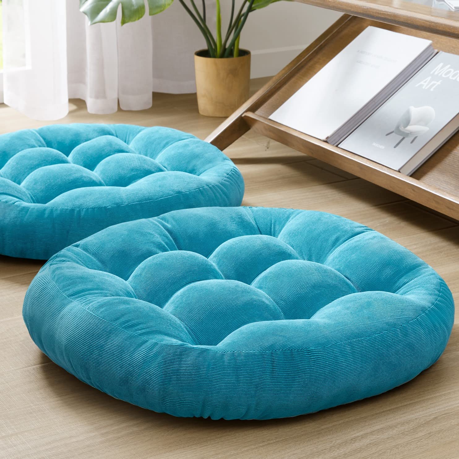 Large Round Floor Seat Cushion - Floor Cushion Pouf 리뷰 및 가격