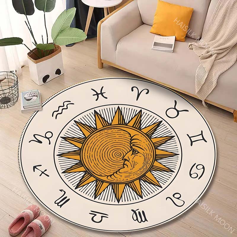 1PC Zodiac signs around sun im - Home Textiles Images 리뷰 및 가격