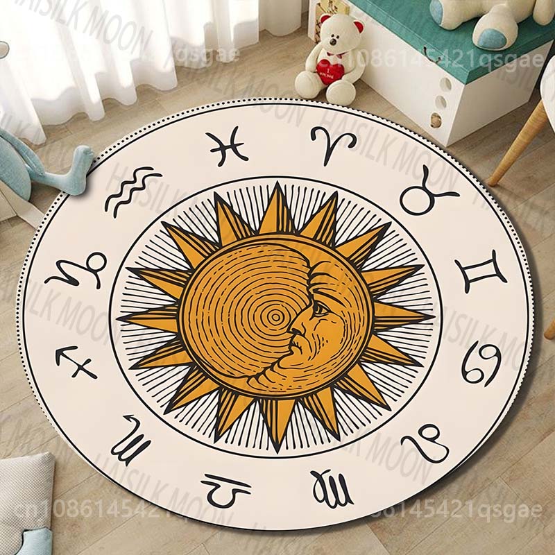 1PC Zodiac signs around sun im - Home Textiles Images 리뷰 및 가격