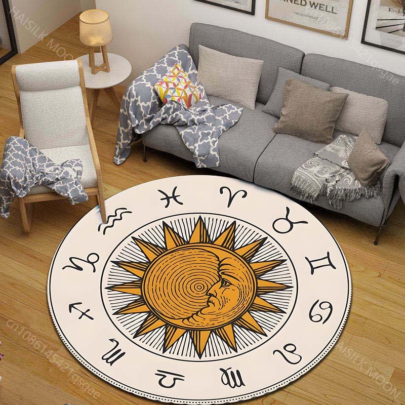 1PC Zodiac signs around sun im - Home Textiles Images 리뷰 및 가격