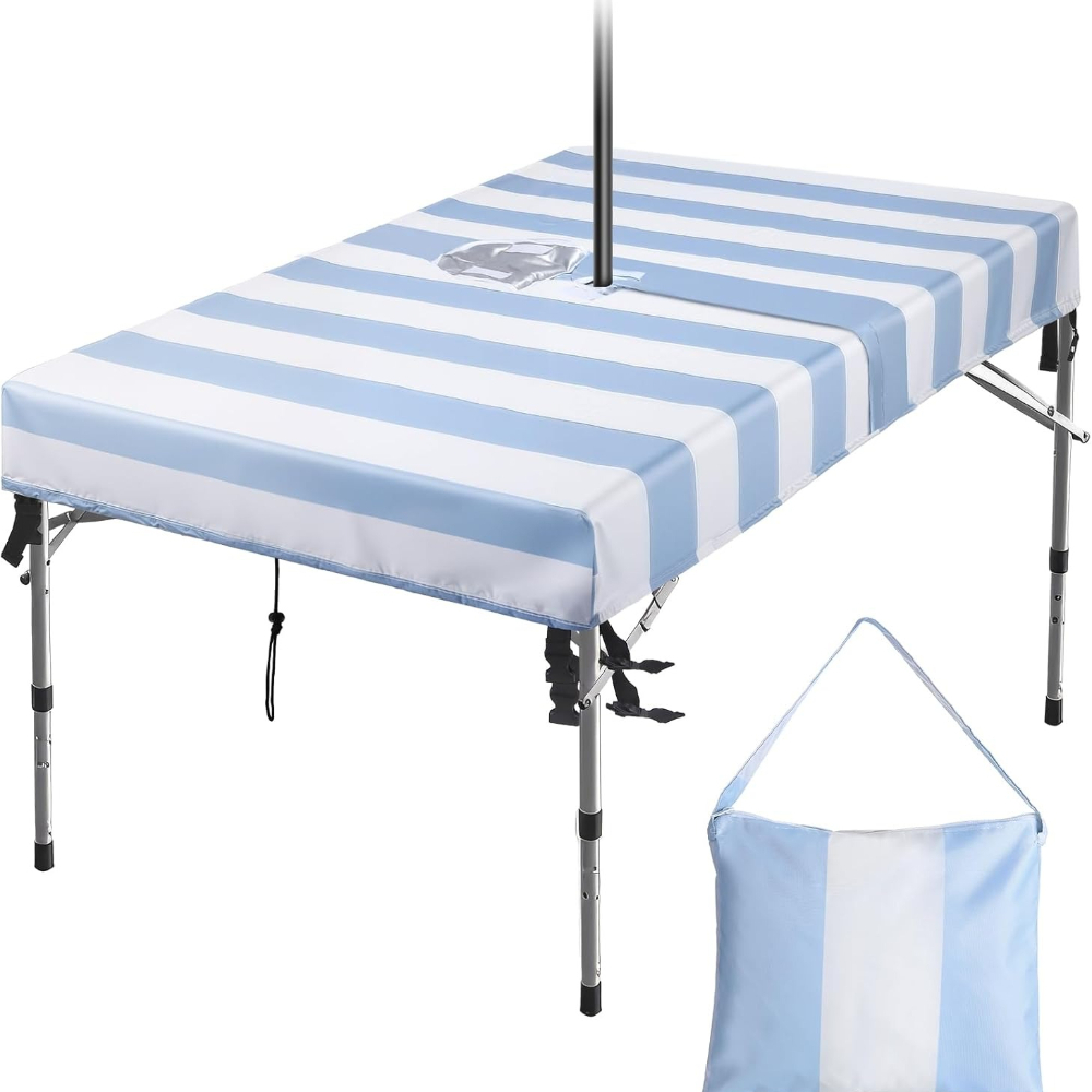 Outdoor Tablecloth with Umbrel - Home Textiles News 리뷰 및 가격