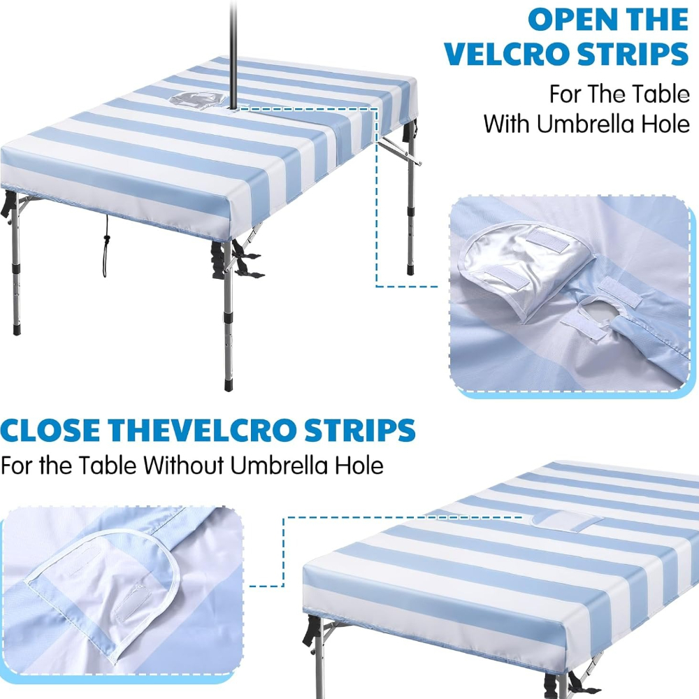 Outdoor Tablecloth with Umbrel - Home Textiles News 리뷰 및 가격
