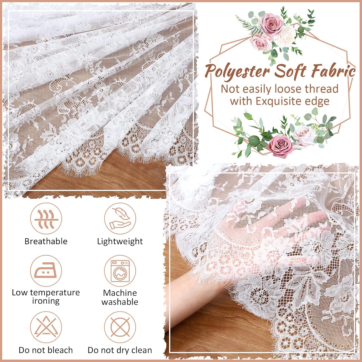 1/2/5 Pcs White Lace Tableclot - Home Textiles Today News 리뷰 및 가격