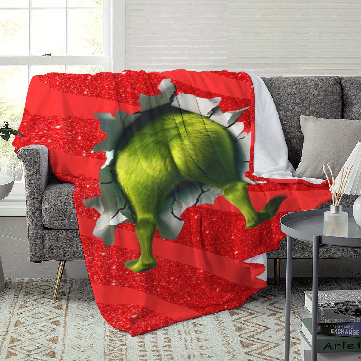 A plush wool blanket featuring - Home Textiles Images 리뷰 및 가격