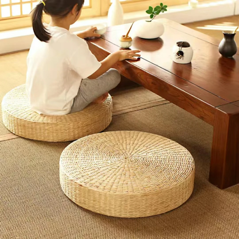 Hot 40cm*40cm Handmade Woven N - Floor Cushion Pouf 리뷰 및 가격