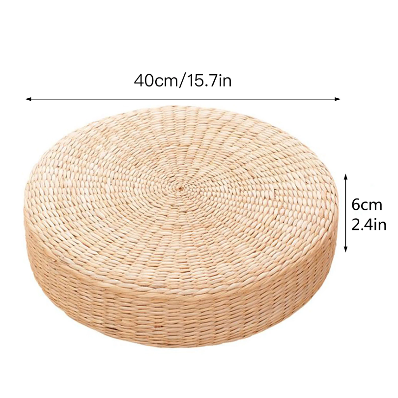 Hot 40cm*40cm Handmade Woven N - Floor Cushion Pouf 리뷰 및 가격