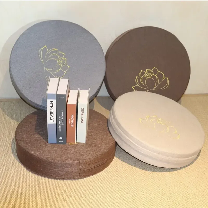 40X6CM Yoga Meditation Linen C - Floor Cushion Pouf 리뷰 및 가격