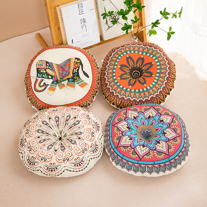 Bohemia Cotton Linen Chair Cus - Floor Cushion Pouf 리뷰 및 가격