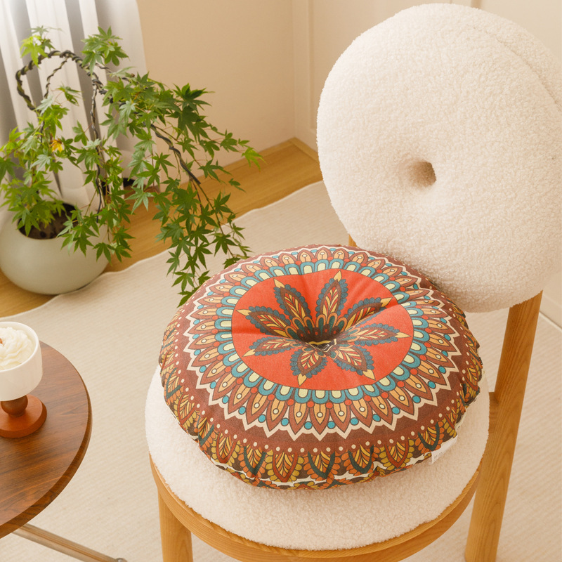 Bohemia Cotton Linen Chair Cus - Floor Cushion Pouf 리뷰 및 가격