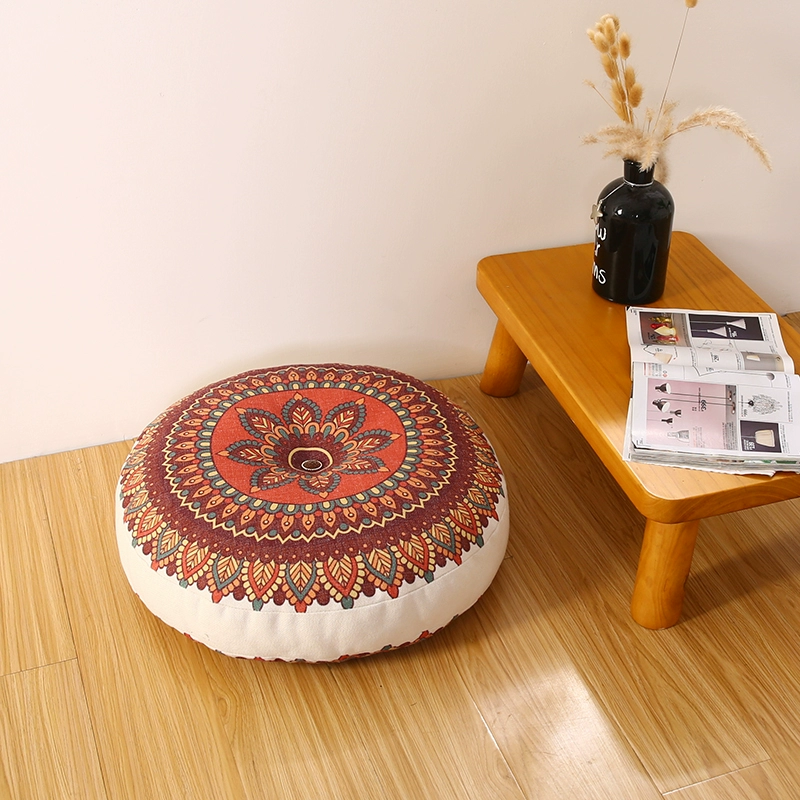 Bohemia Cotton Linen Chair Cus - Floor Cushion Pouf 리뷰 및 가격