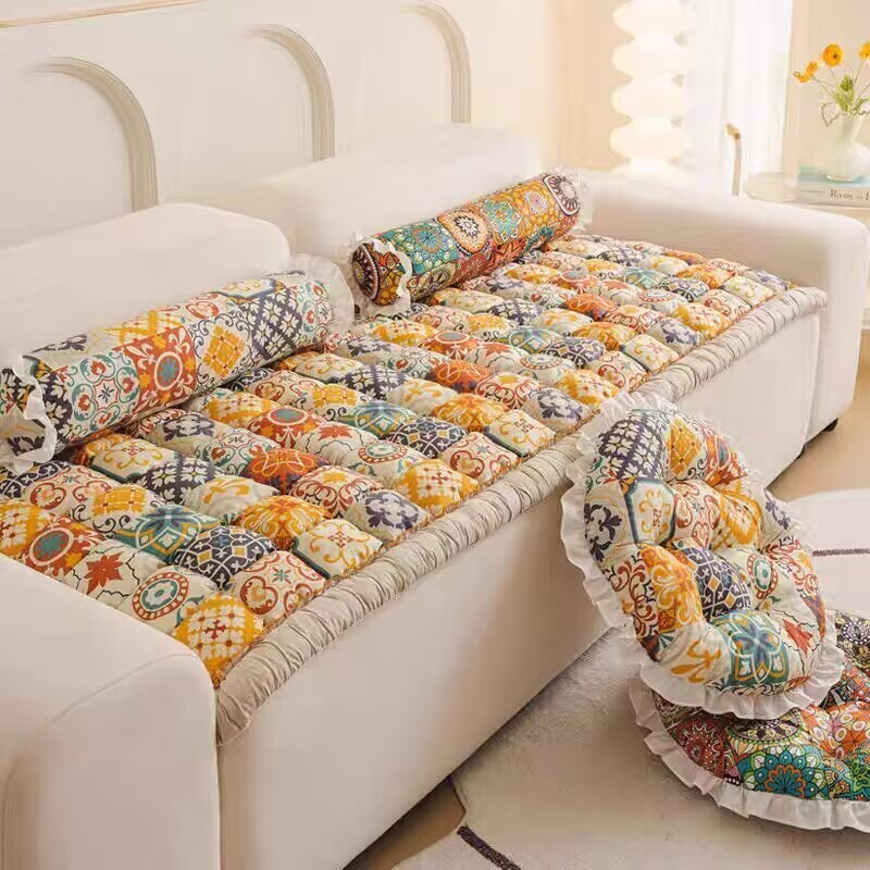 Cotton Thickness Couch Section - Floor Cushion Pouf 리뷰 및 가격