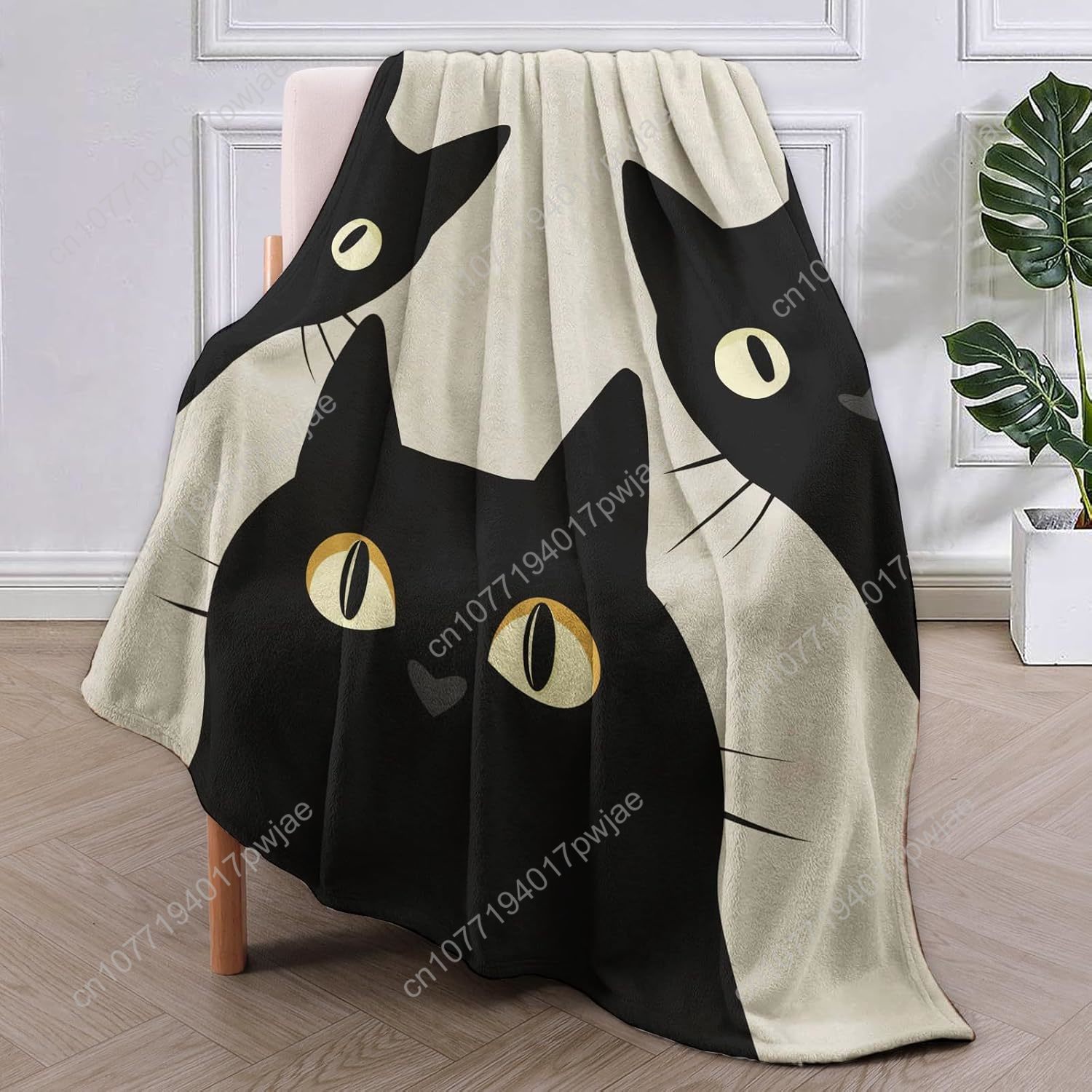 Funny Cat Blanket Gifts for Wo - Home Of Textiles 리뷰 및 가격