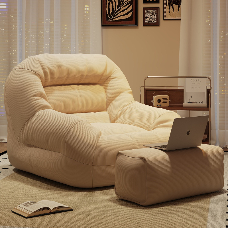 Lazy Bean Bag Sofas Portable C - Floor Cushion Pouf 리뷰 및 가격