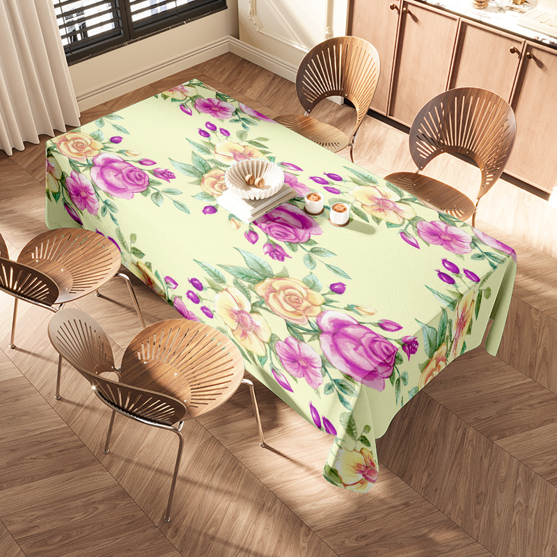 Beautiful Floral Tablecloth -  - Home Textiles Images 리뷰 및 가격
