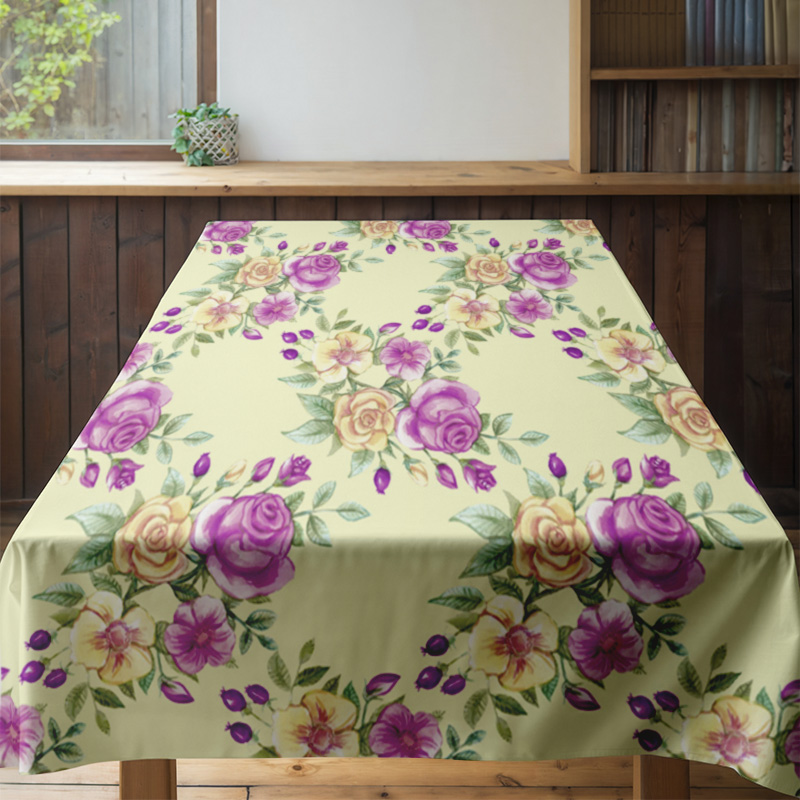 Beautiful Floral Tablecloth -  - Home Textiles Images 리뷰 및 가격