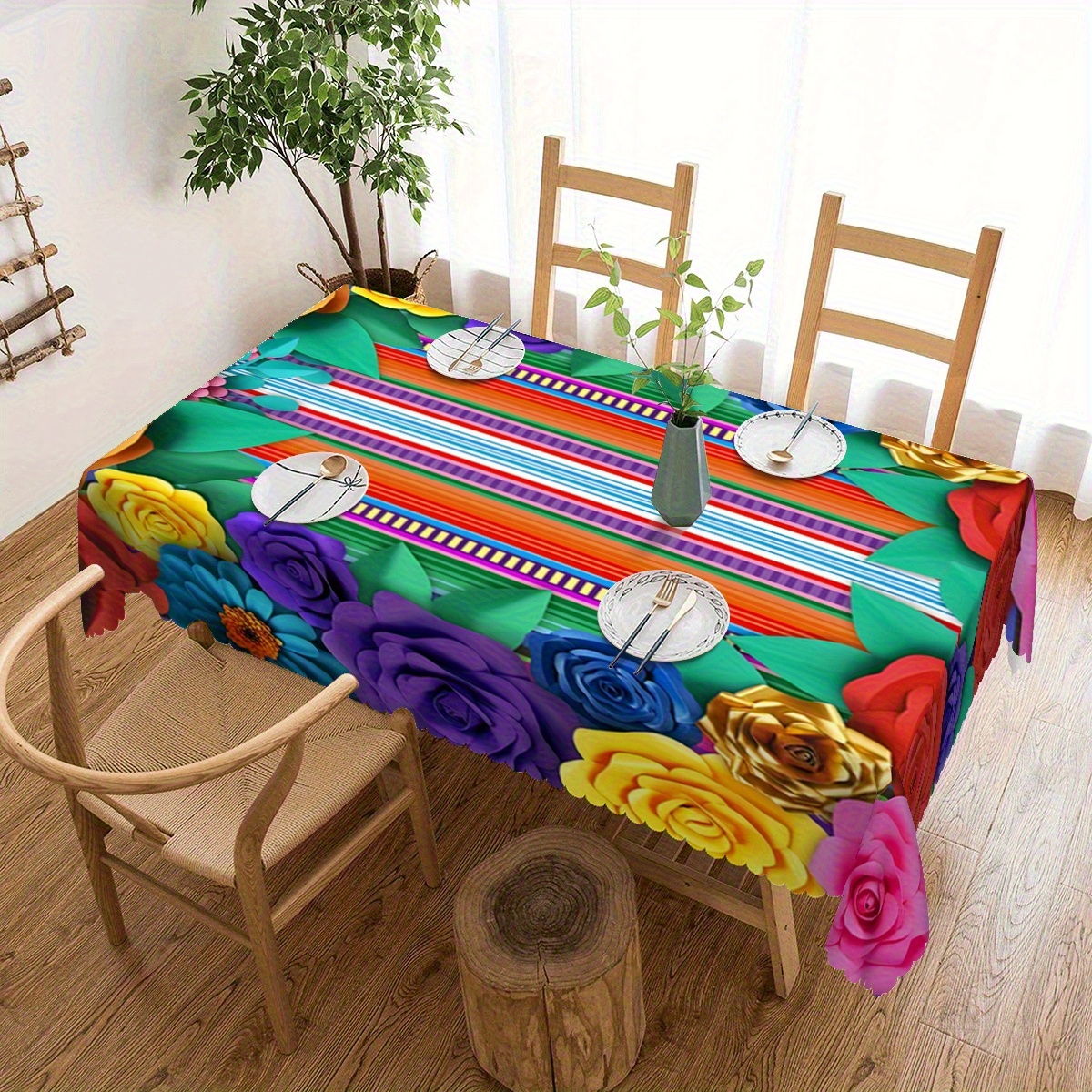 Mexican Carnival Colorful Flor - Home Textiles Today News 리뷰 및 가격